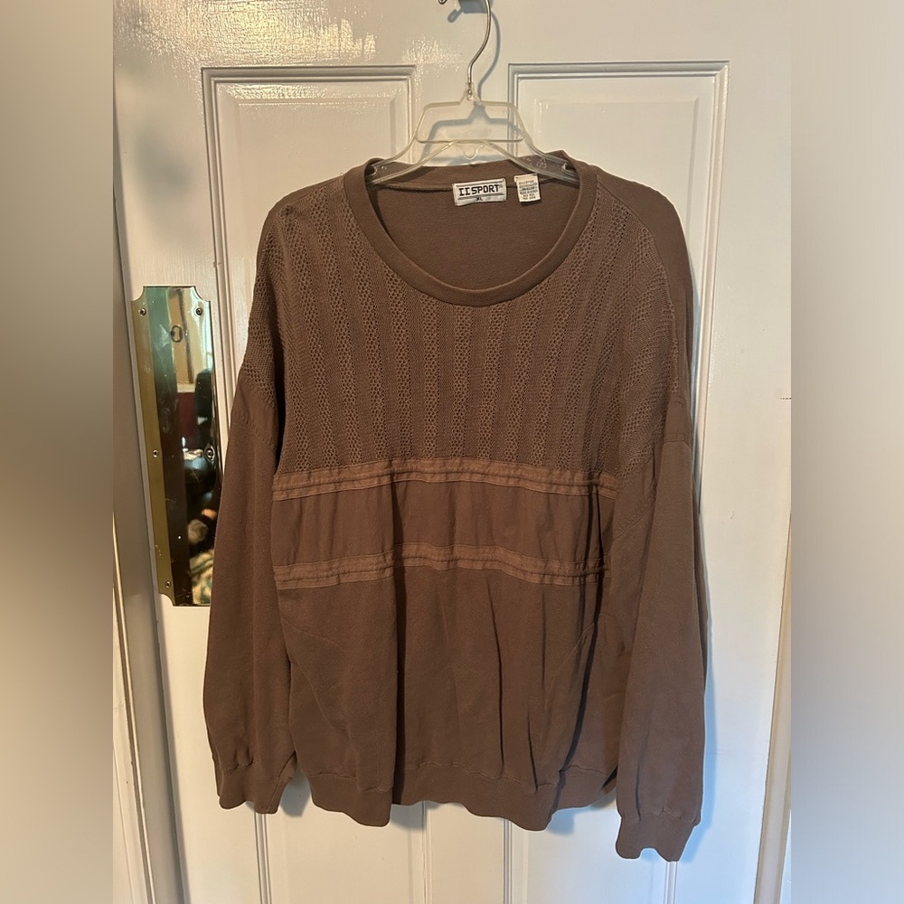 II Sport Vintage Brown men’s sweater size XL